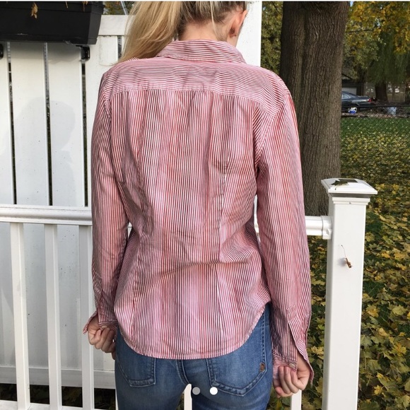 Banana Republic striped button up - Picture 2 of 2